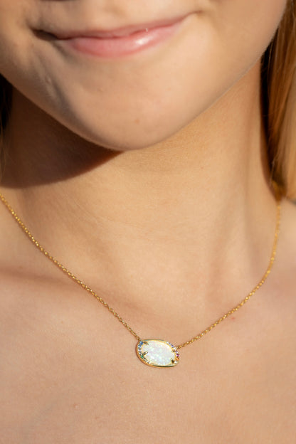 Halo Lab Opal Aurora Necklace
