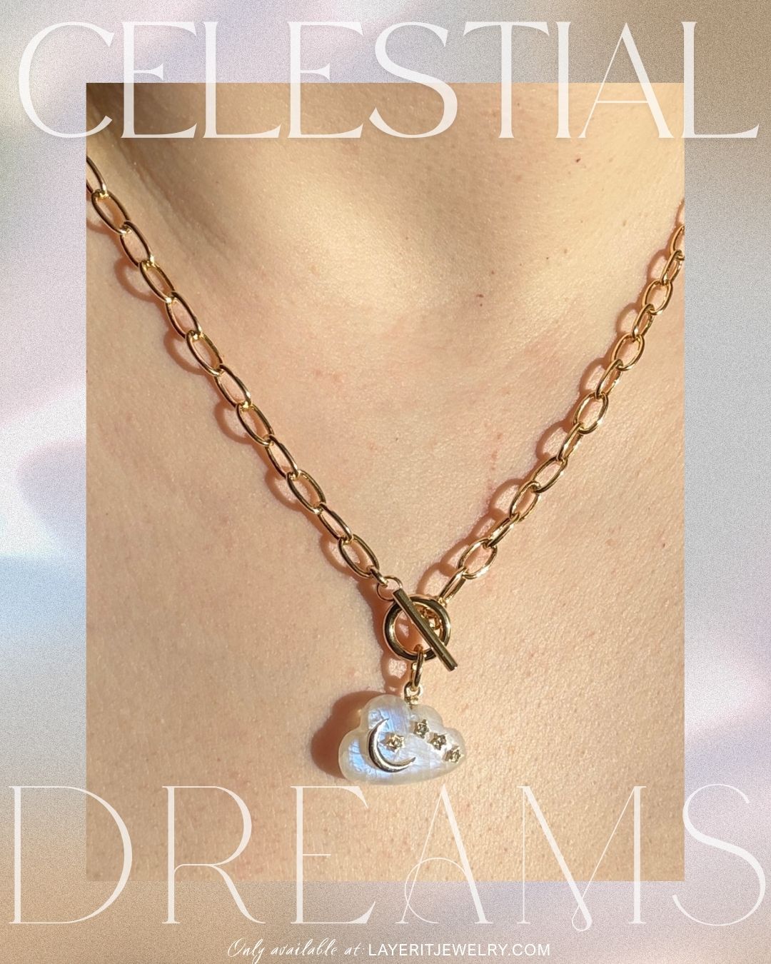 Head in the Clouds Charm Necklace - Layer It Jewelry