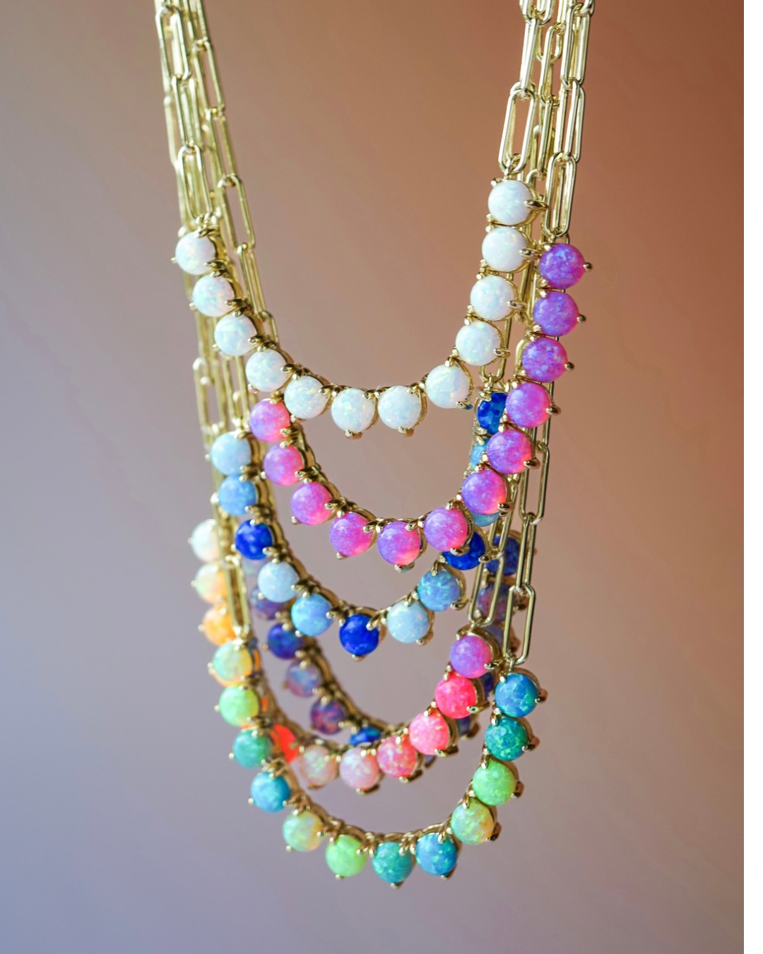 The Opal Tennis Chain - Layer It Jewelry