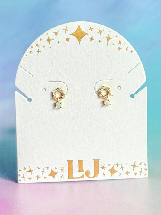 Limited Opal Studs & Necklaces - Layer It Jewelry
