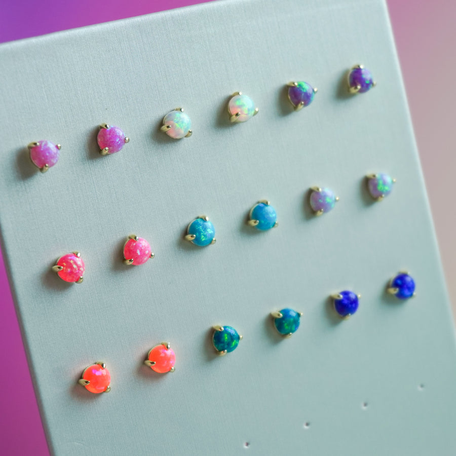 The Lab Opal Stud Earrings