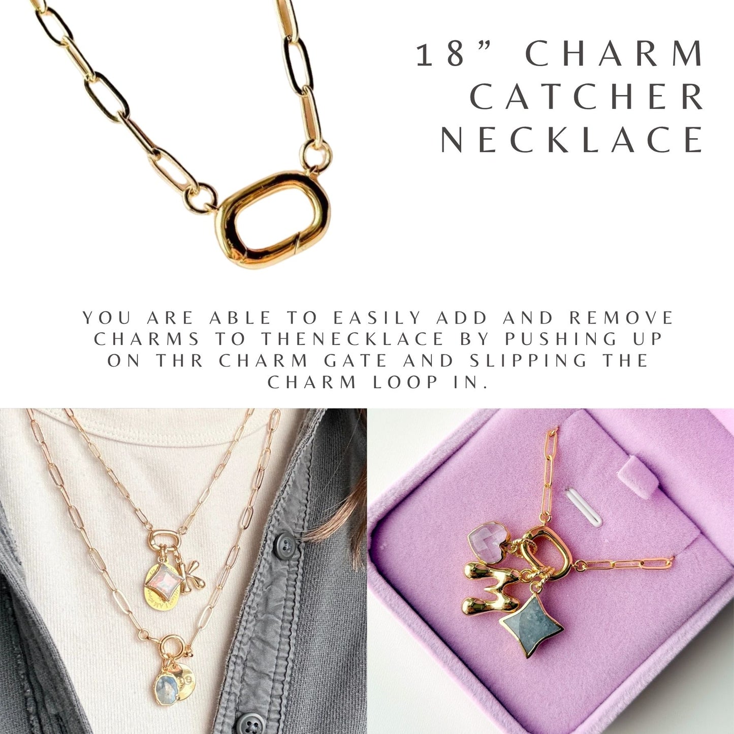 Little Loves Charm Necklace - Layer It Jewelry
