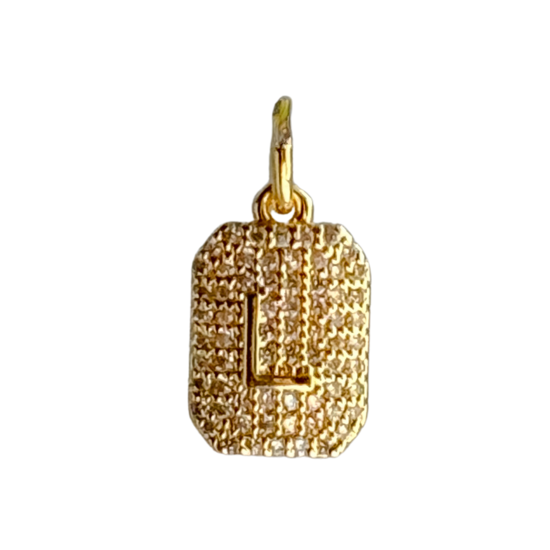 CZ Initial Charm - Layer It Jewelry
