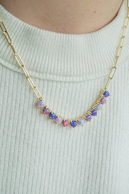 Create Your own Opal Tennis Chain - Layer It Jewelry