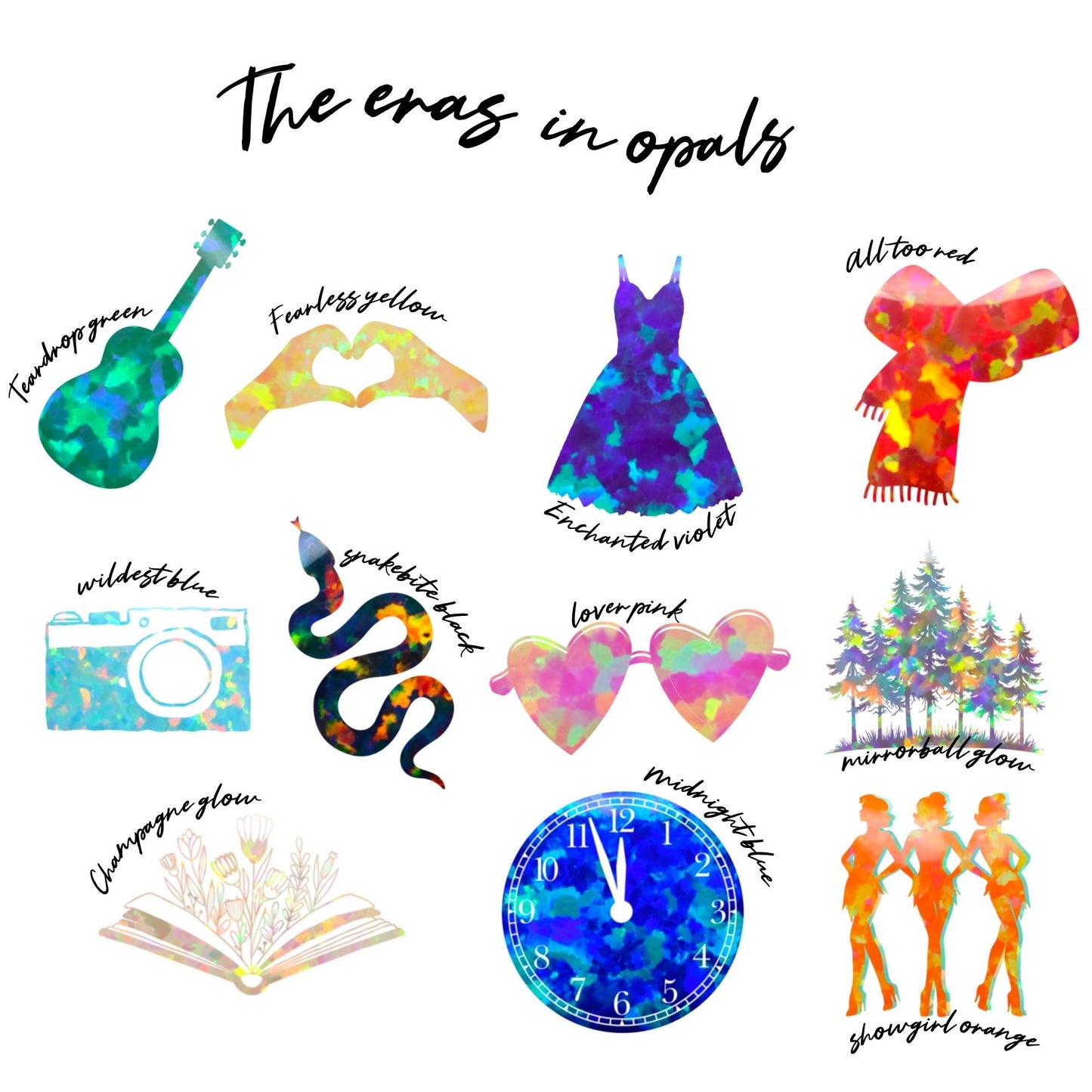the Era Opal Hoops – Choose Your Era - Layer It Jewelry