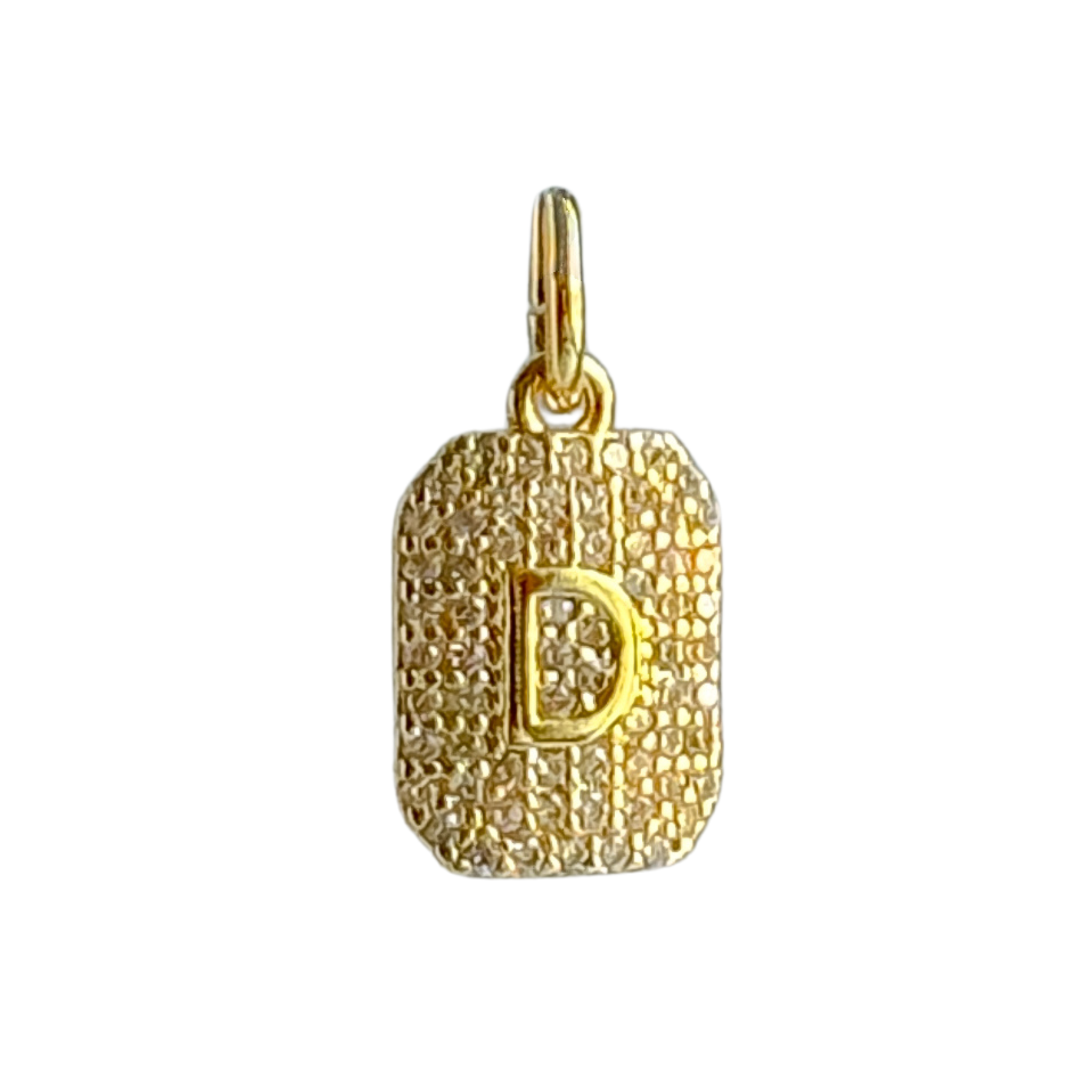 CZ Initial Charm - Layer It Jewelry