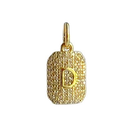CZ Initial Charm - Layer It Jewelry
