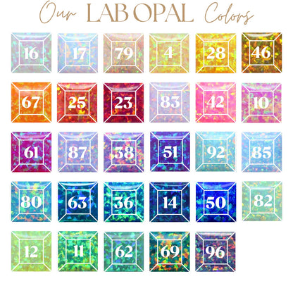 The Yellow & Orange Lab Opal Hoops - Layer It Jewelry