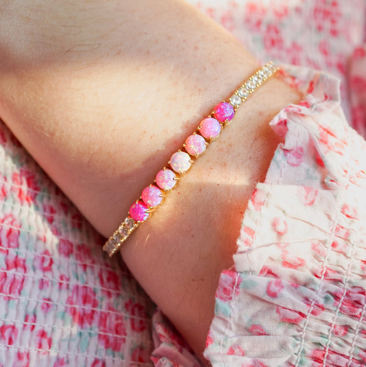 Design Your Own Opal Tennis Bracelet