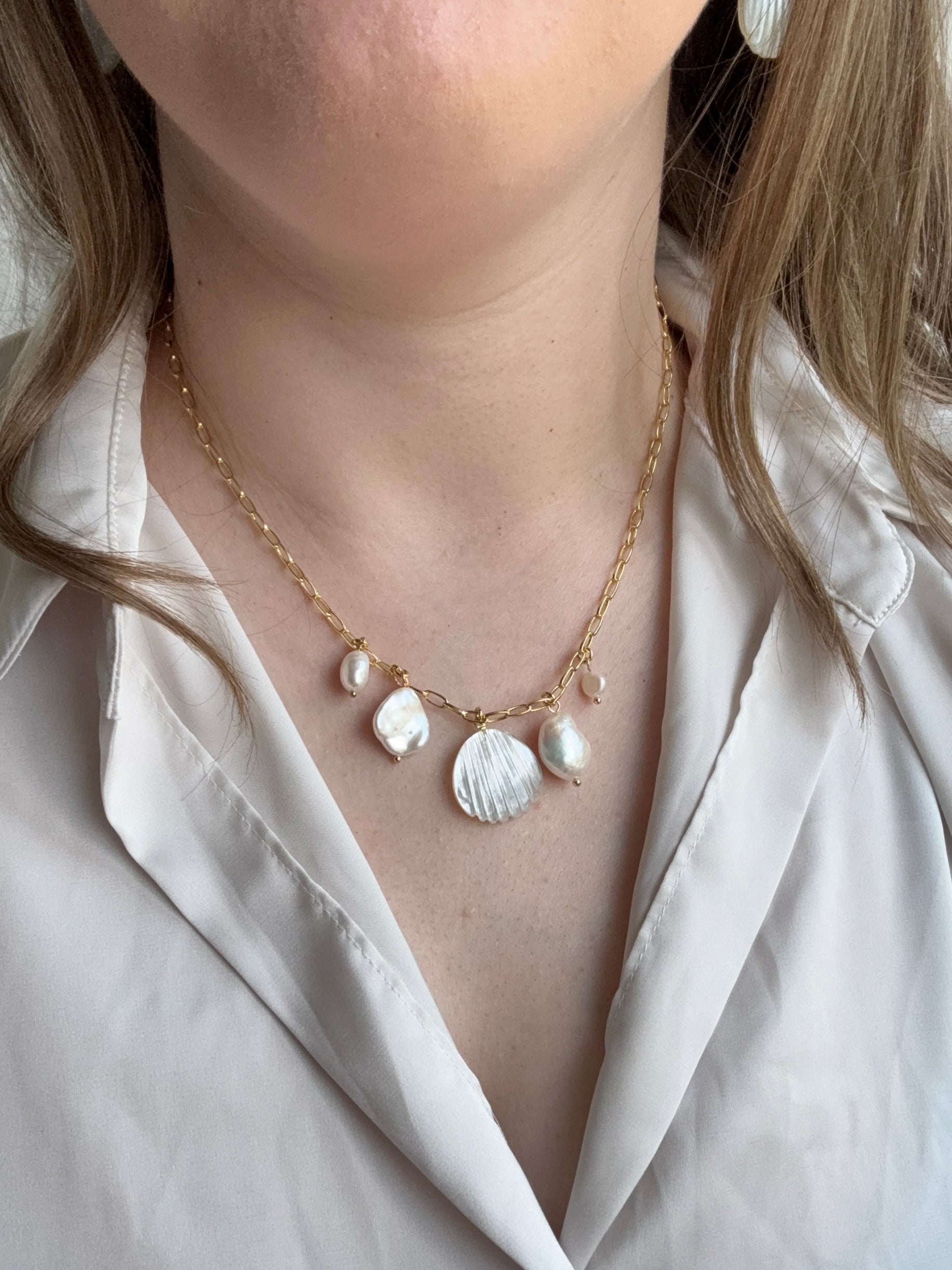 Born of the Sea Charm Necklace - Layer It Jewelry