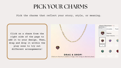 Design your own Charm Necklace - Layer It Jewelry