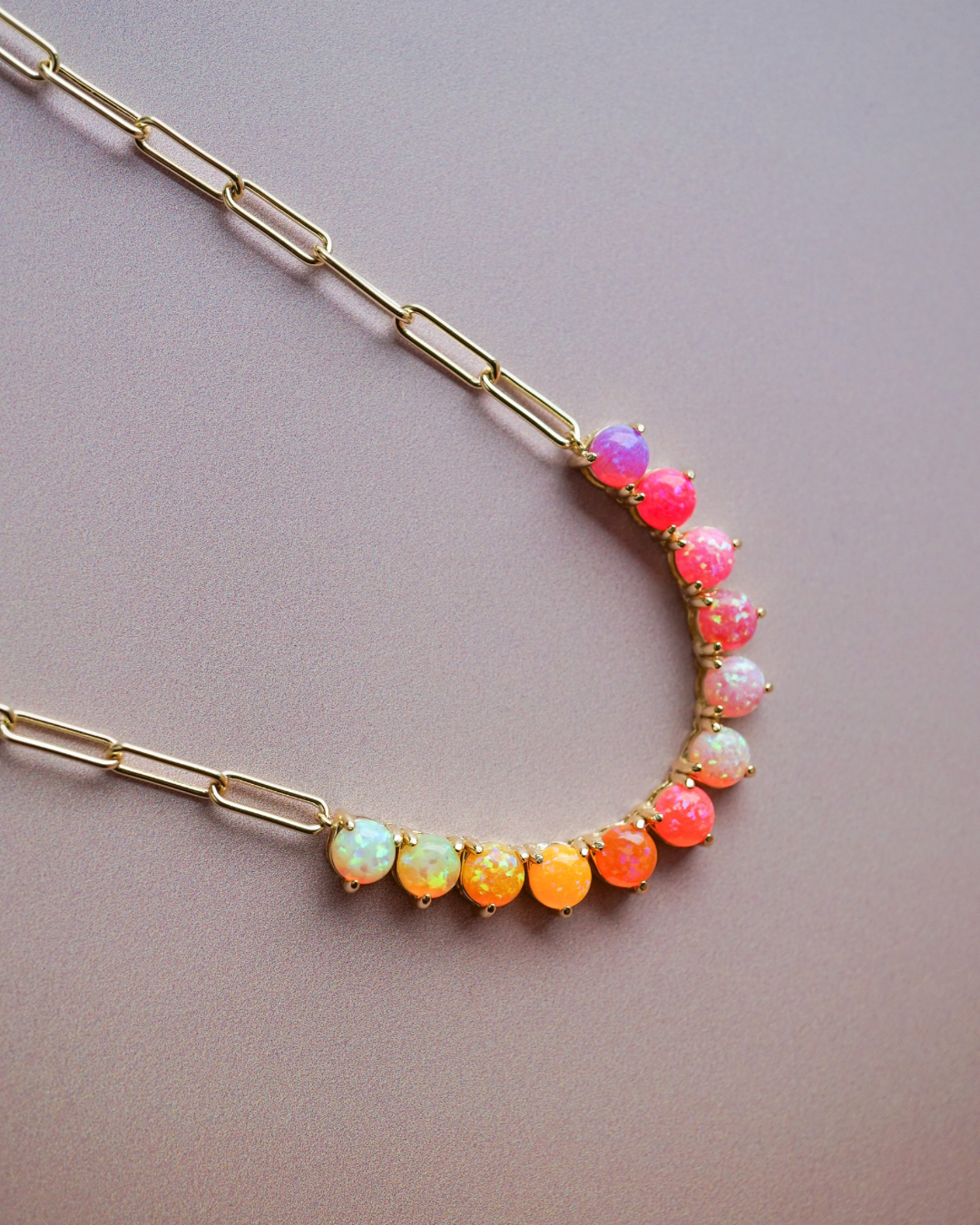 Create Your own Opal Tennis Chain - Layer It Jewelry