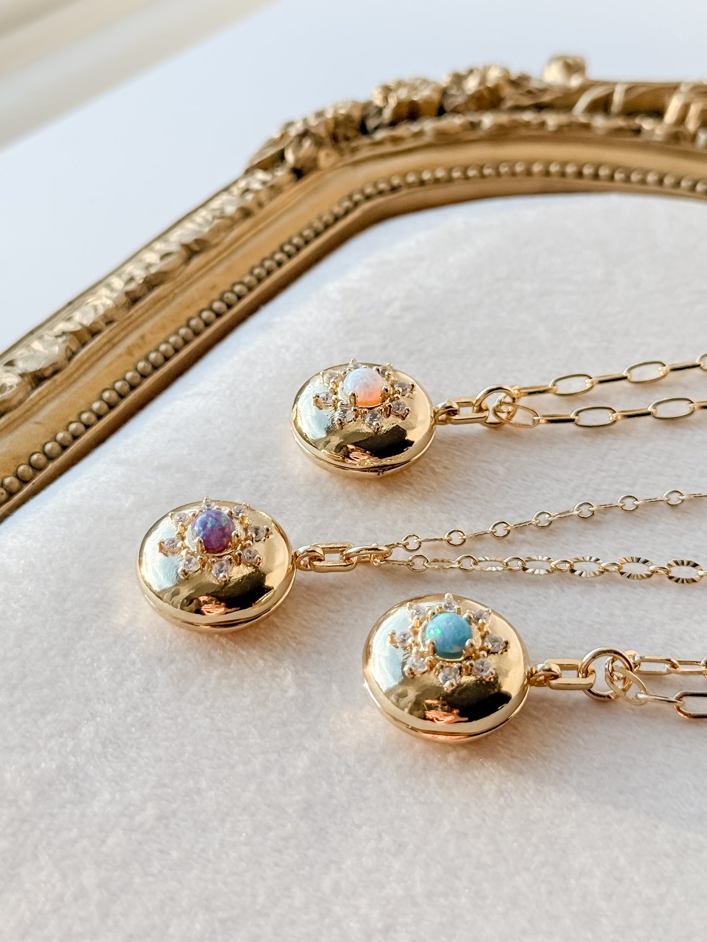 The Opal Locket - Layer It Jewelry