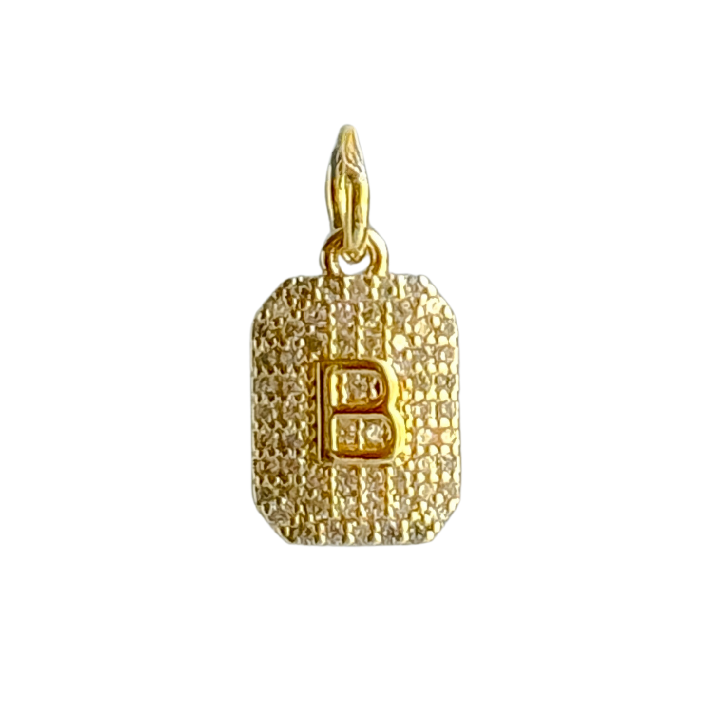 CZ Initial Charm - Layer It Jewelry