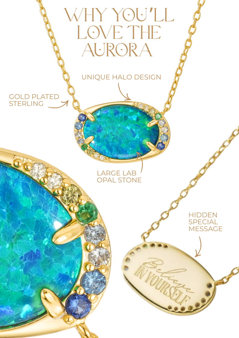 Storm Opal Aurora Necklace