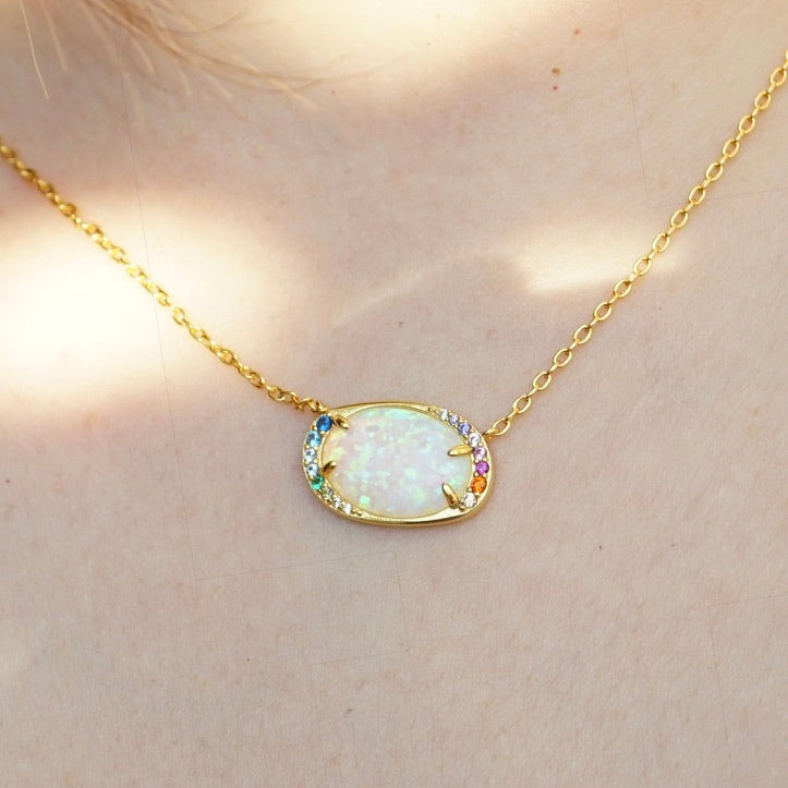 Halo Lab Opal Aurora Necklace