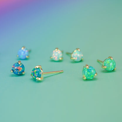 The Lab Opal Stud Earrings