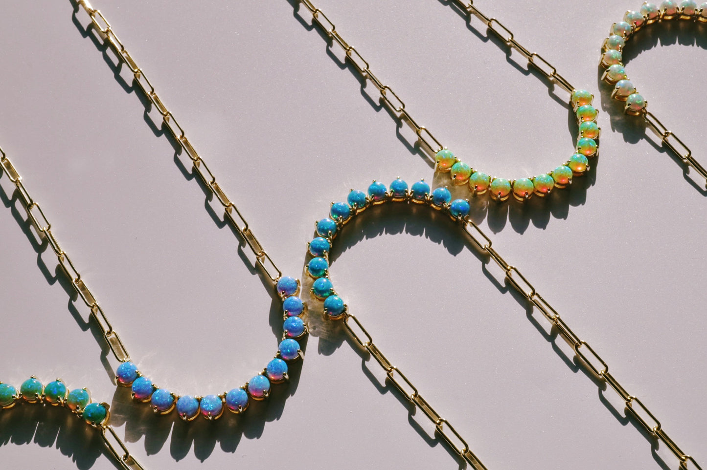 The Opal Tennis Chain - Layer It Jewelry