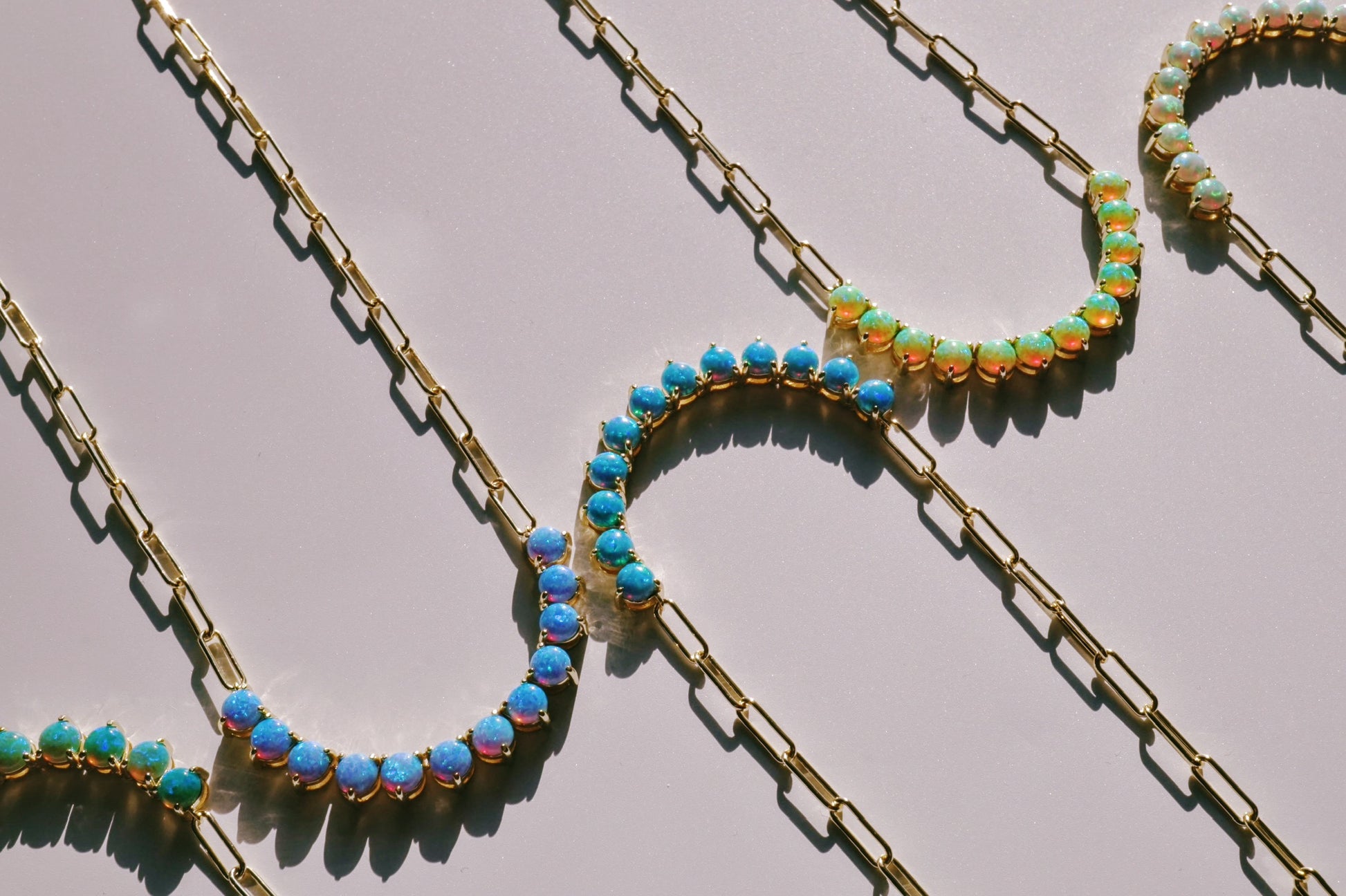 The Opal Tennis Chain - Layer It Jewelry