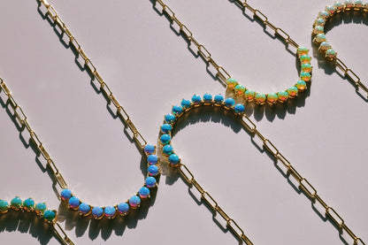The Opal Tennis Chain - Layer It Jewelry