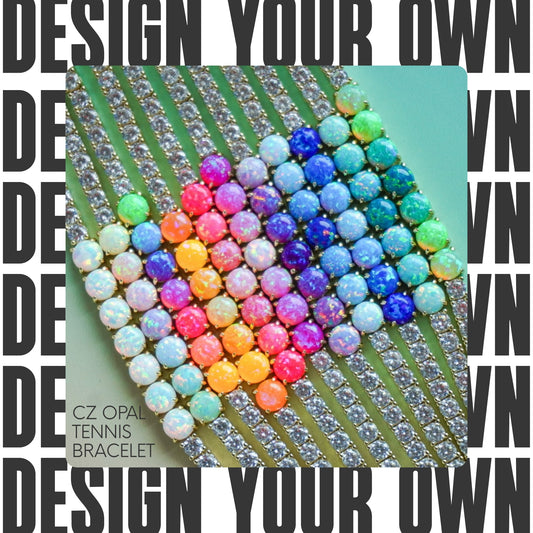 Design Your Own Opal Tennis Bracelet