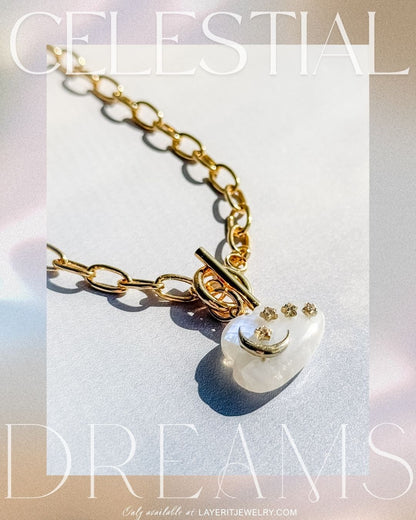 Head in the Clouds Charm Necklace - Layer It Jewelry