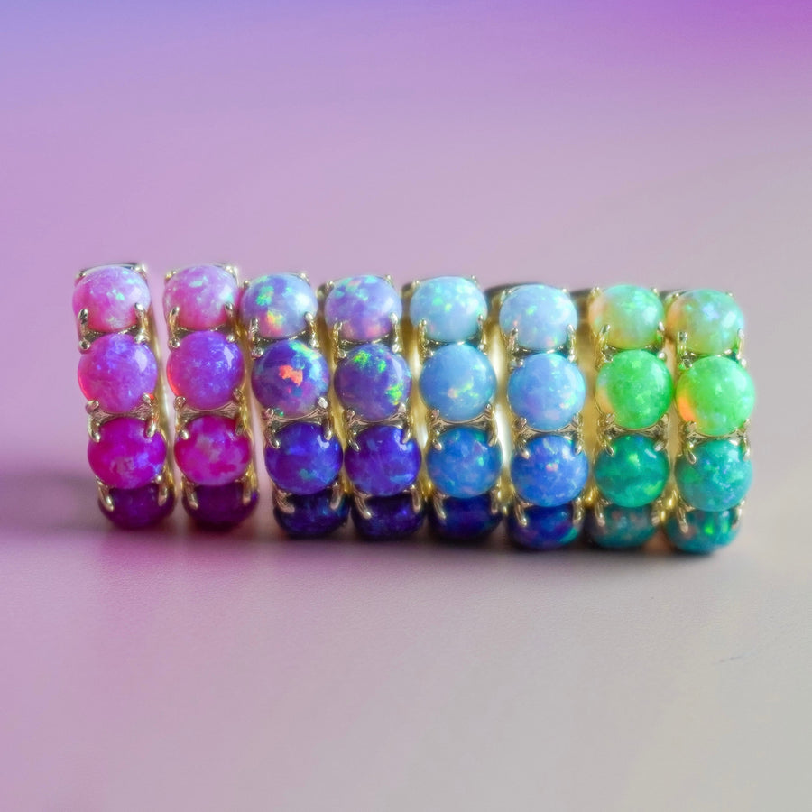 Large Opal Huggies