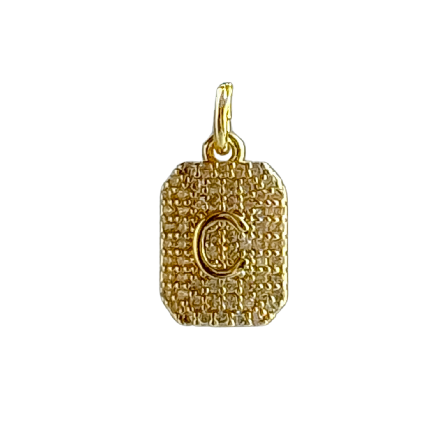 CZ Initial Charm - Layer It Jewelry
