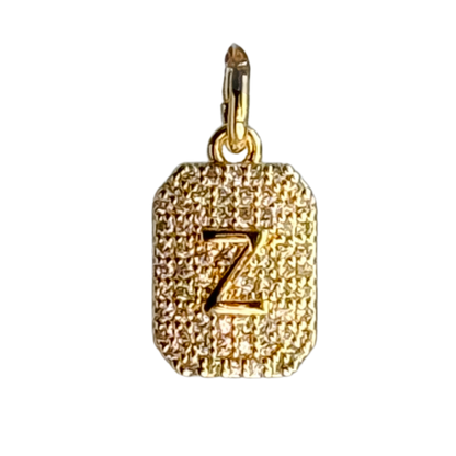 CZ Initial Charm - Layer It Jewelry