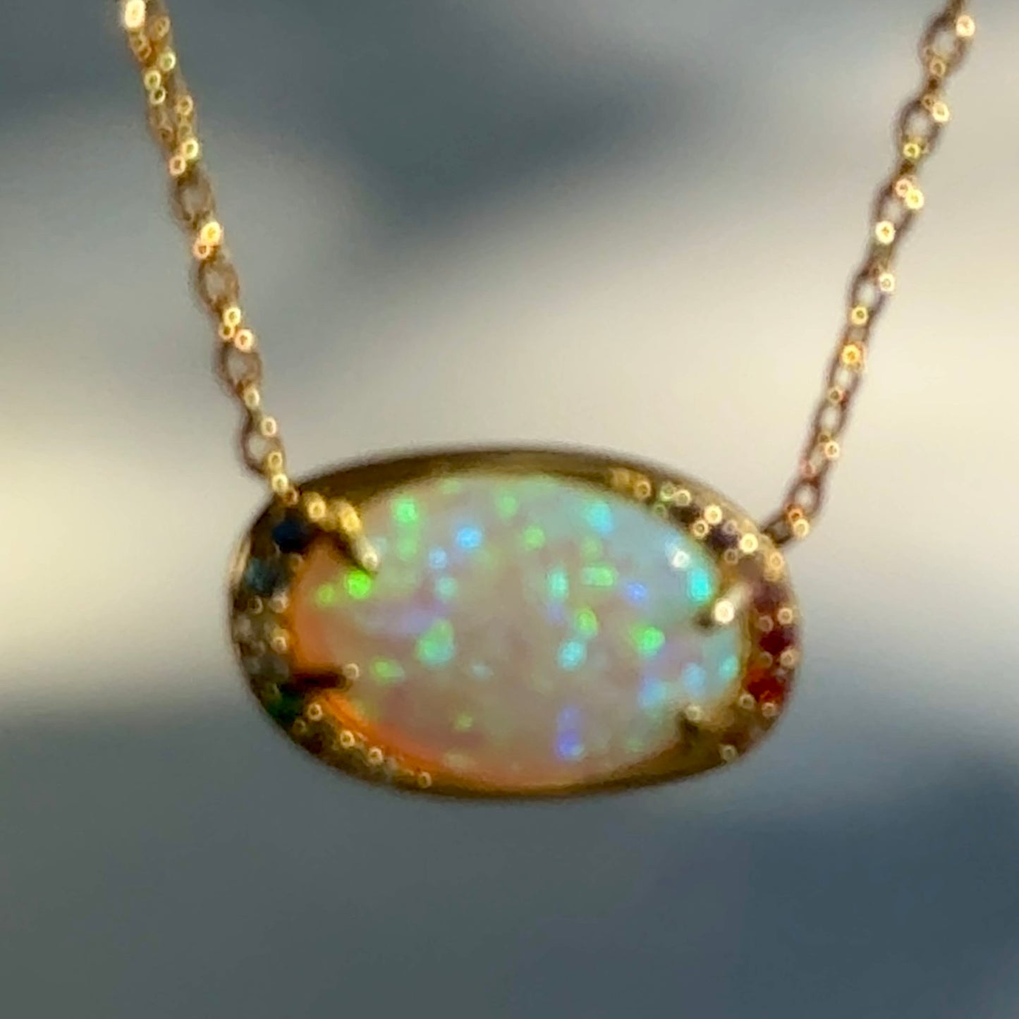 Halo Lab Opal Aurora Necklace
