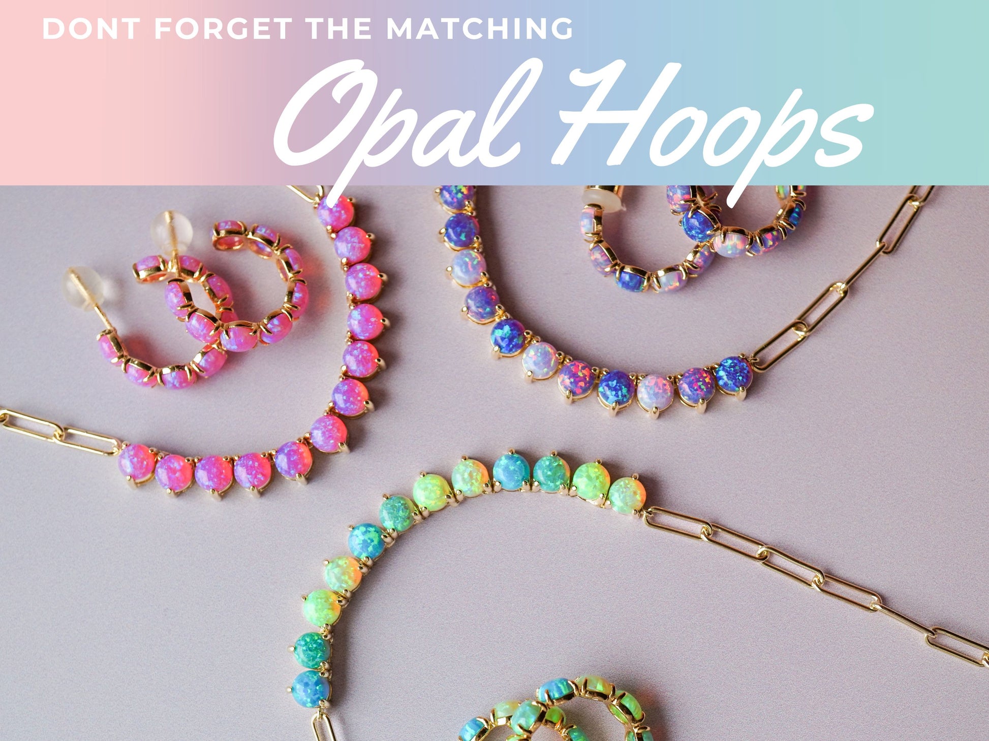 The Opal Tennis Chain - Mixes - Layer It Jewelry