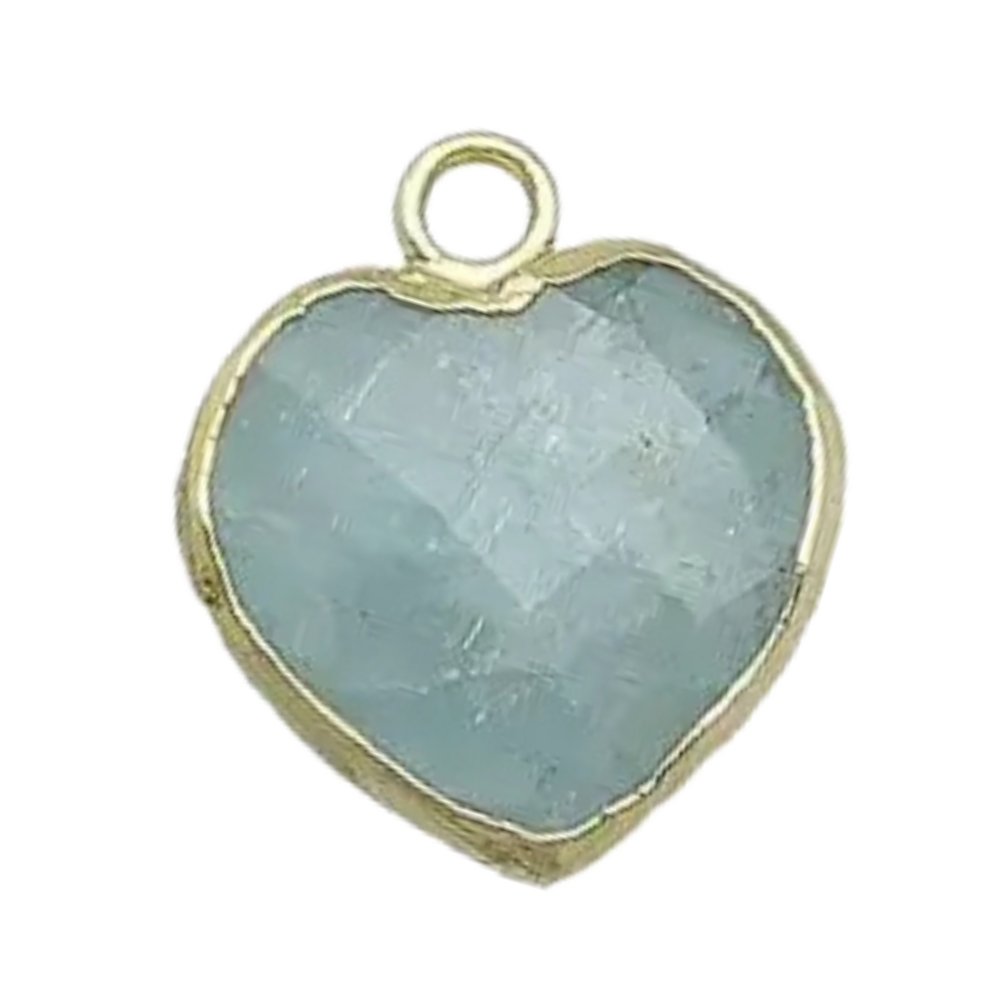 Large Heart - Aquamarine