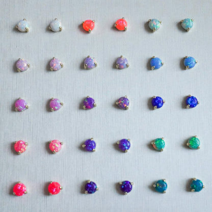 The Lab Opal Stud Earrings
