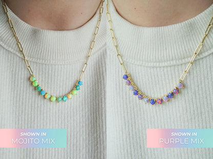 The Opal Tennis Chain - Mixes - Layer It Jewelry
