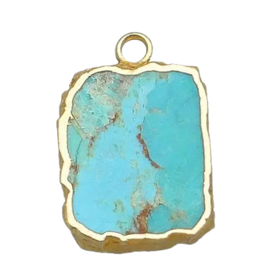 Large Organic Turquoise