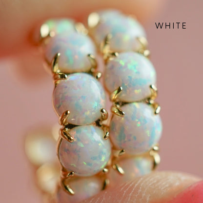 The Neutral Lab Opal Hoops