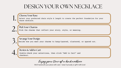 Design your own Charm Necklace - Layer It Jewelry