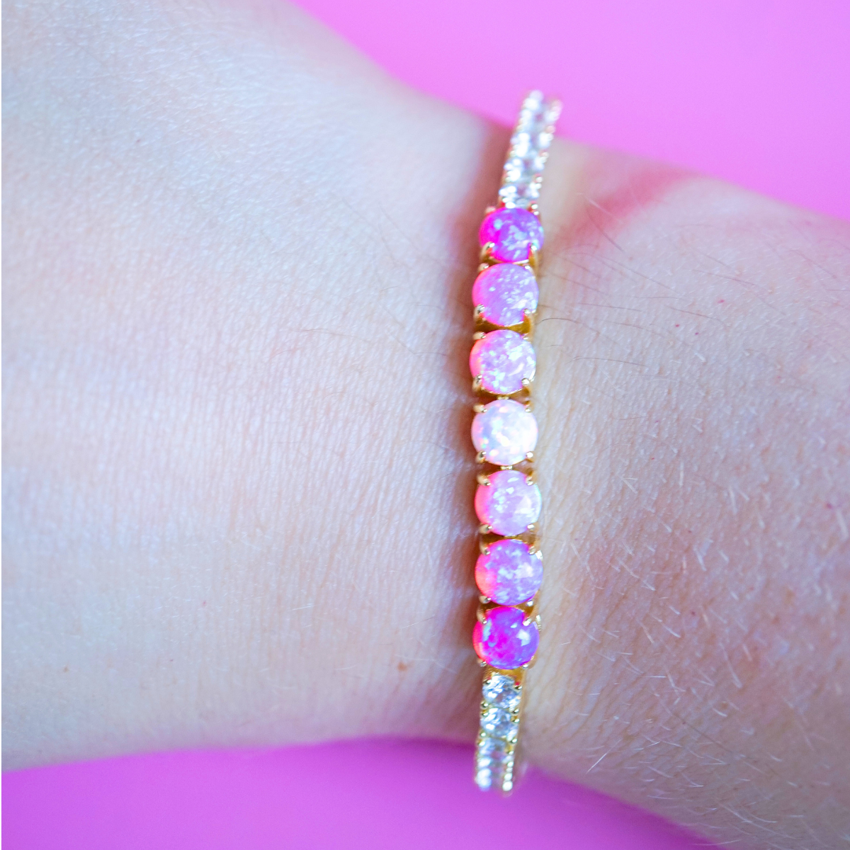 Design Your Own Opal Tennis Bracelet
