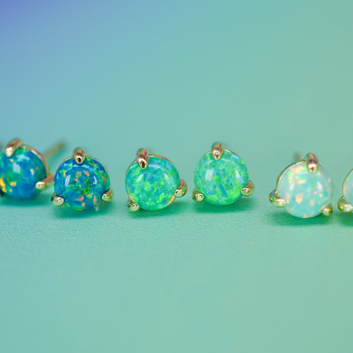 The Lab Opal Stud Earrings