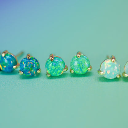 The Lab Opal Stud Earrings