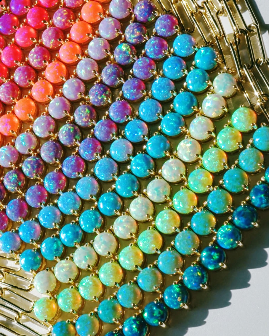 The Opal Tennis Chain - Layer It Jewelry
