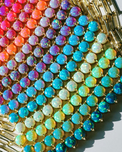The Opal Tennis Chain - Layer It Jewelry