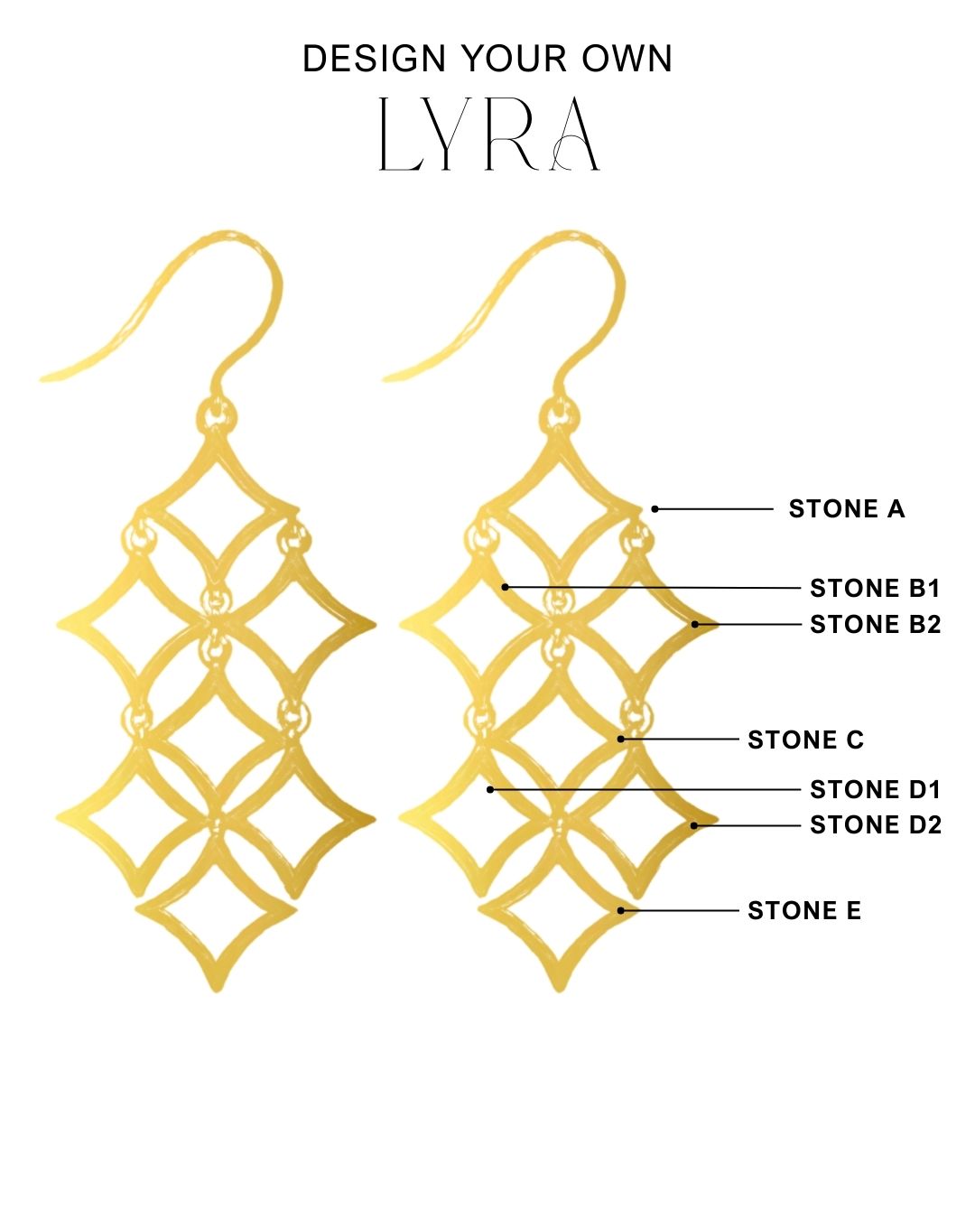 Design Your Own Lyra Earrings - Layer It Jewelry