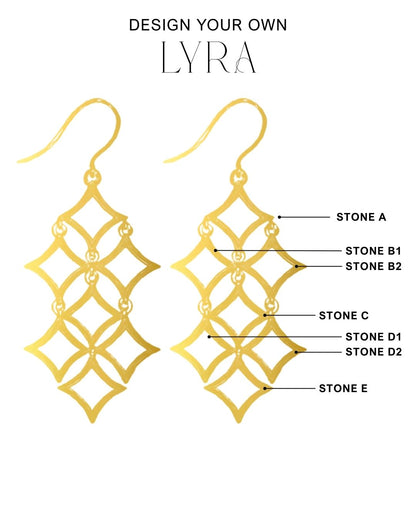 Design Your Own Lyra Earrings - Layer It Jewelry