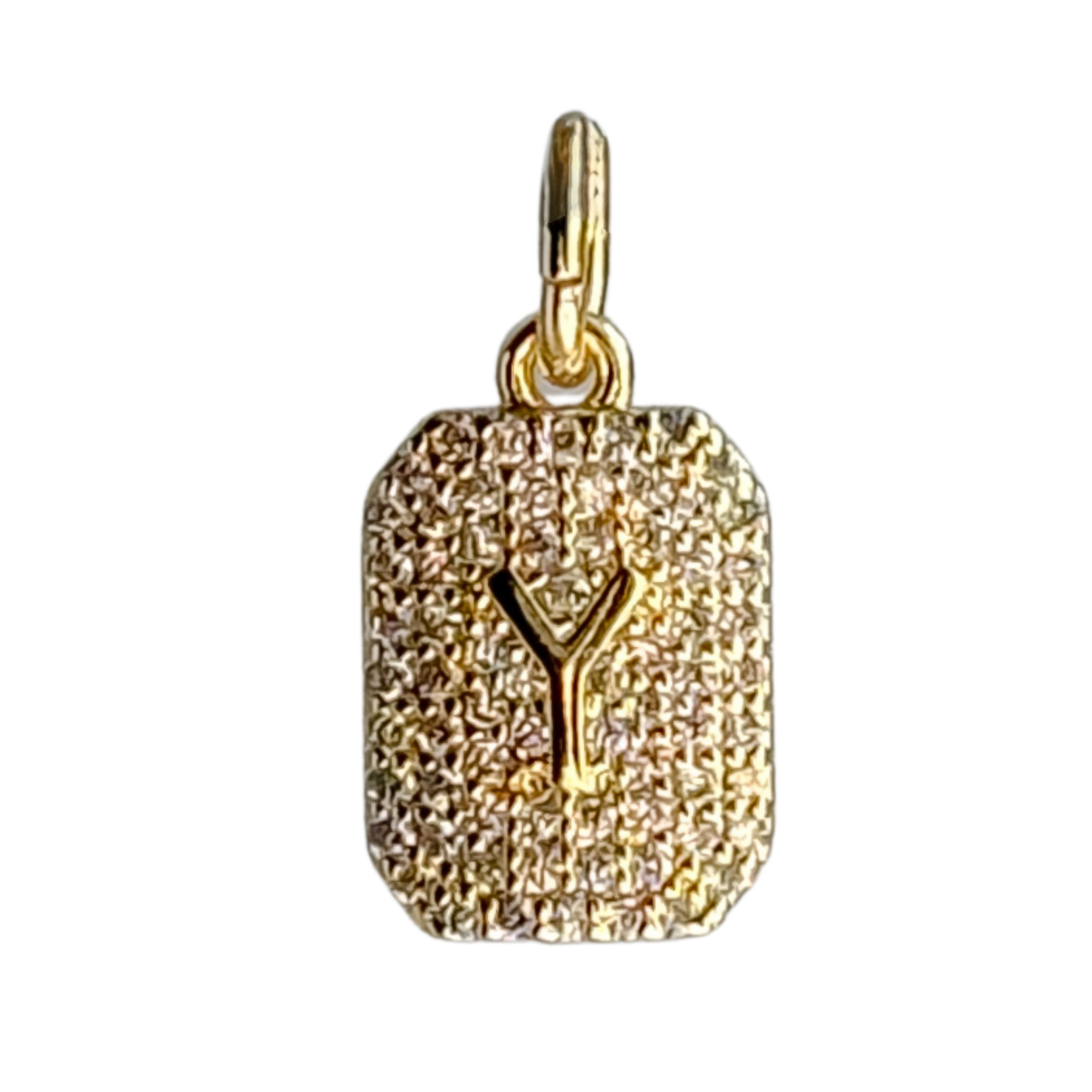 CZ Initial Charm - Layer It Jewelry