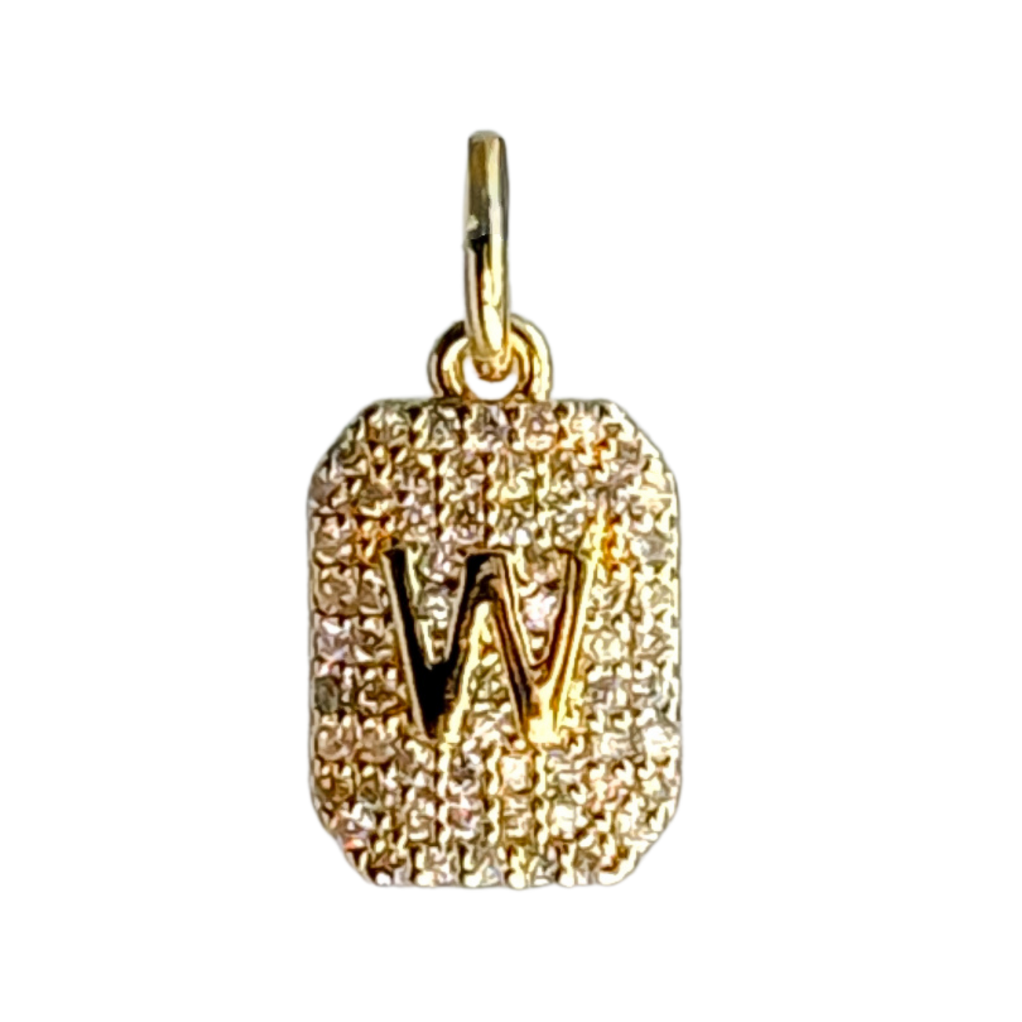 CZ Initial Charm - Layer It Jewelry