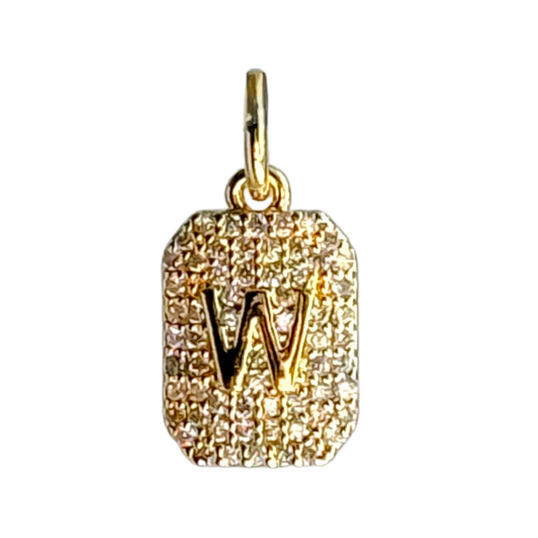 CZ Initial Charm - Layer It Jewelry