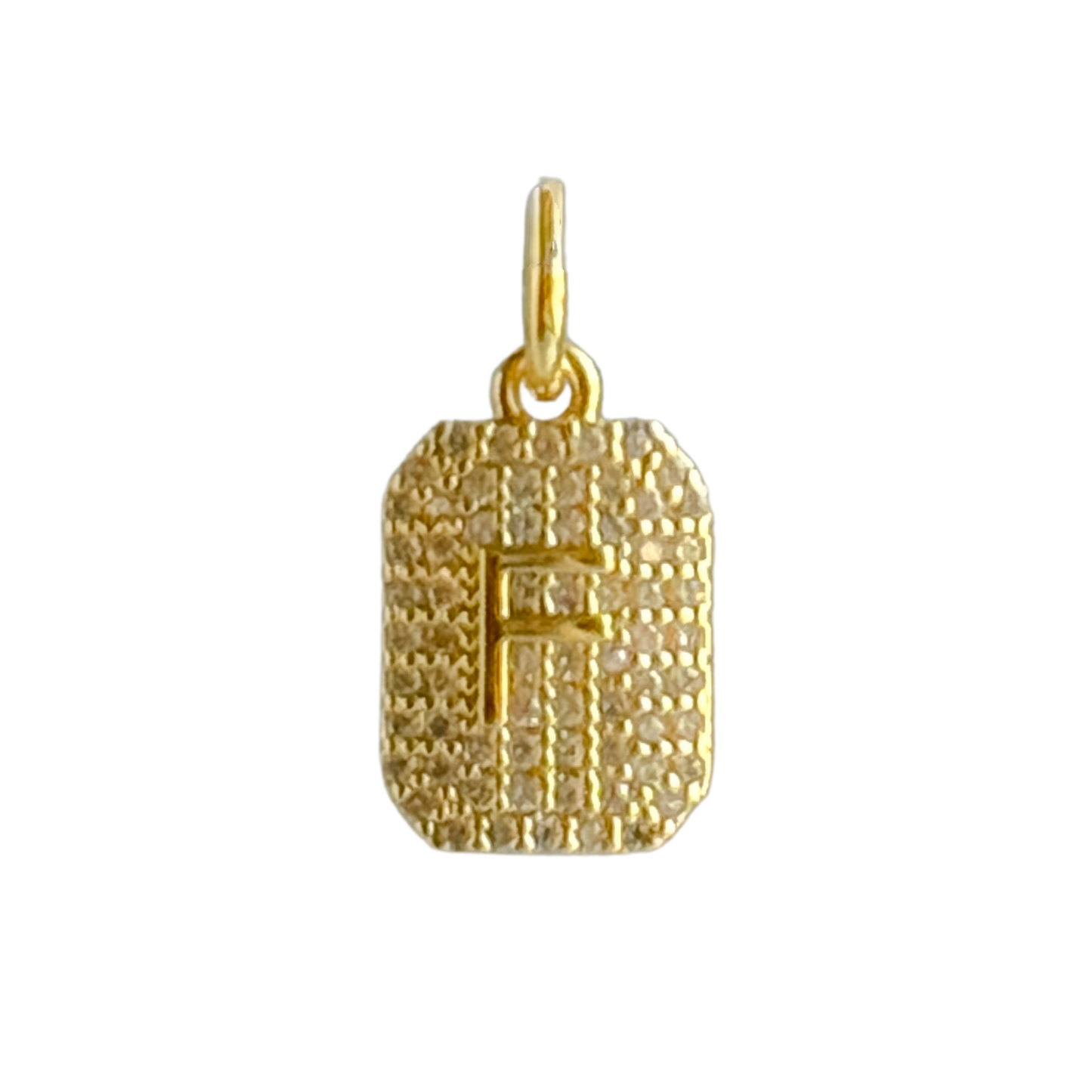 CZ Initial Charm - Layer It Jewelry
