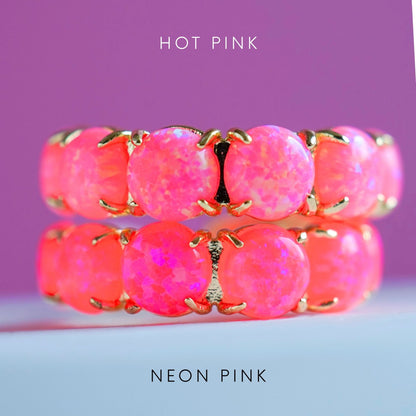 The Pink Lab Opal Hoops