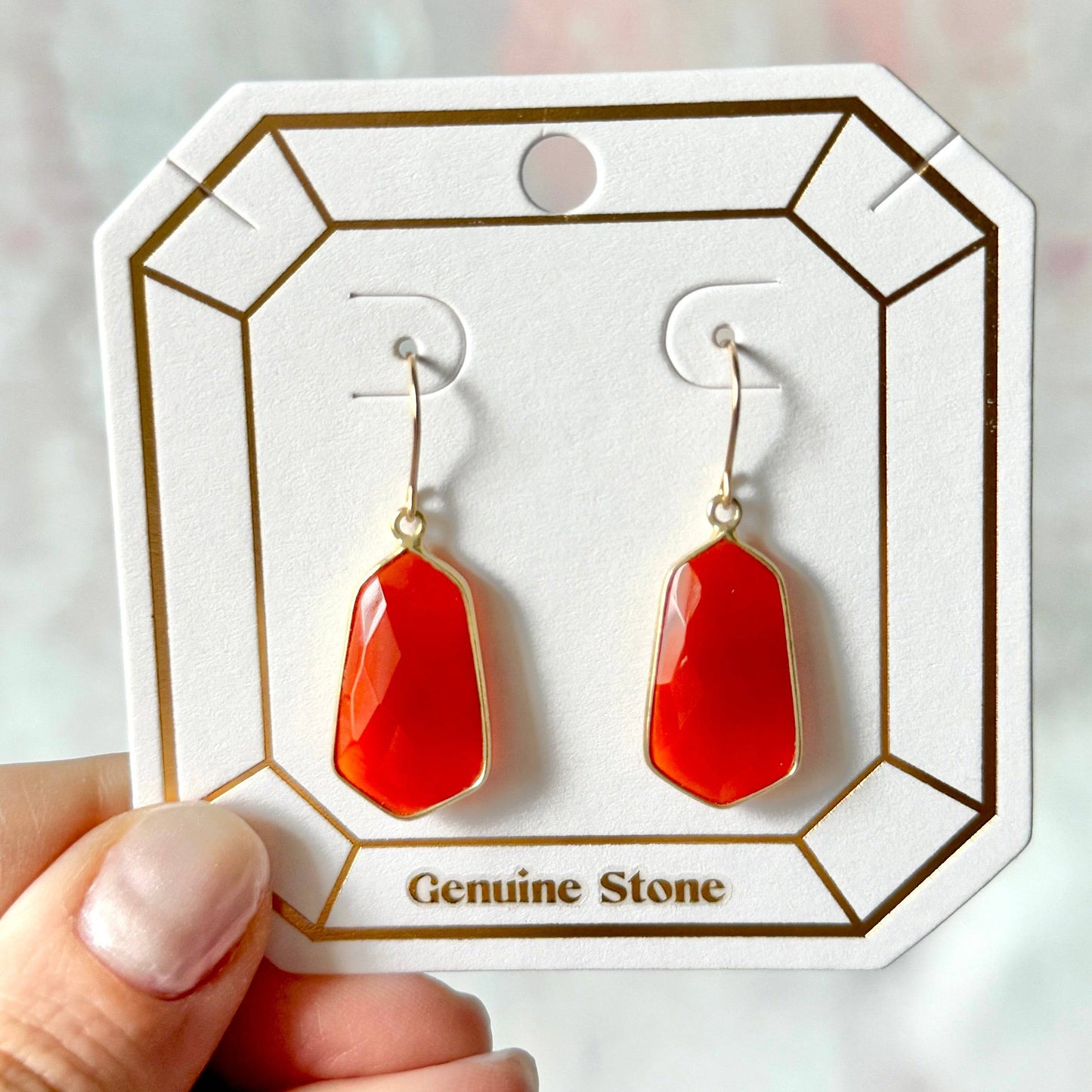 Lightweight Gemstone Lydia Earrings - Layer It Jewelry